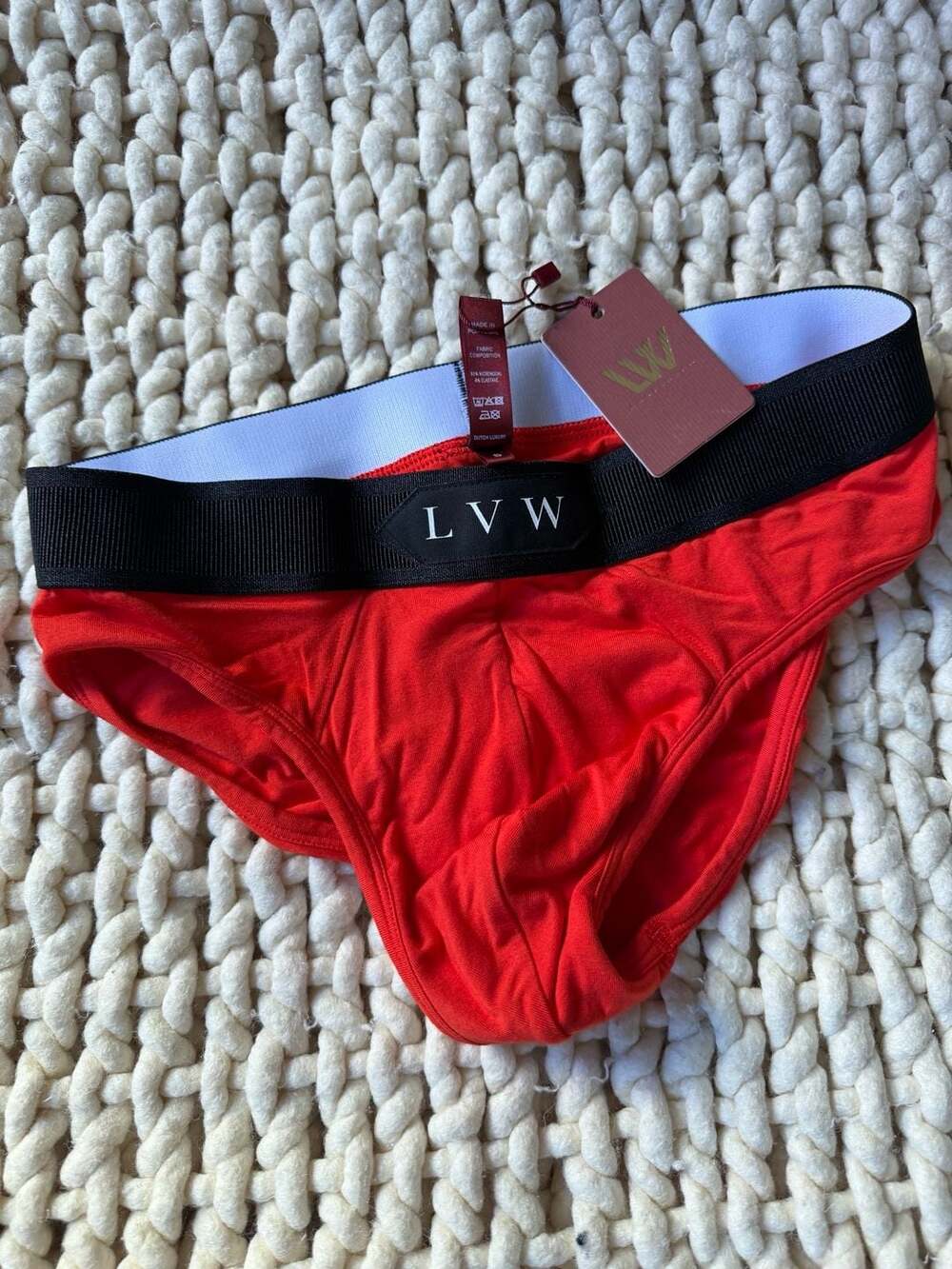 LVW Briefs Red Micro Modal Dutch Luxury men